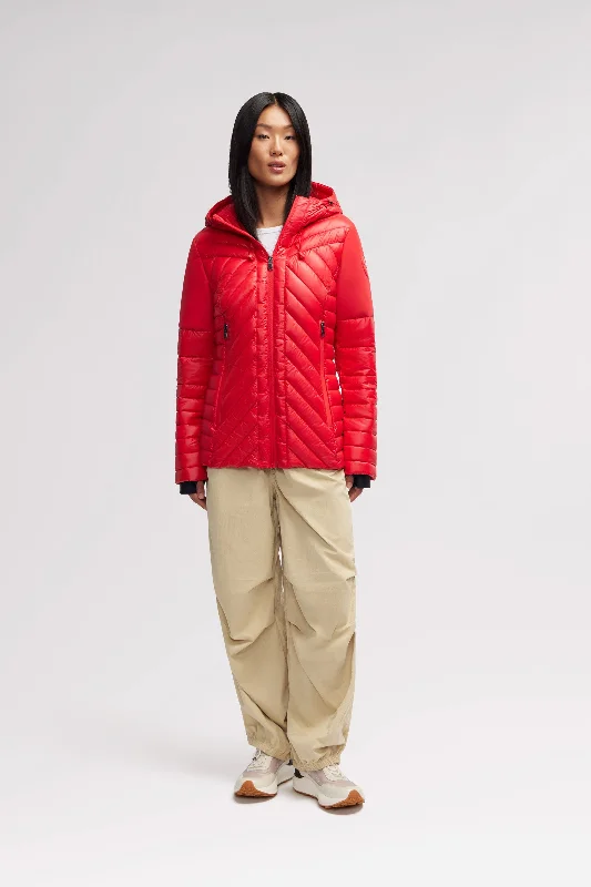 Overstock Esmay Women's Lightweight Packable Puffer