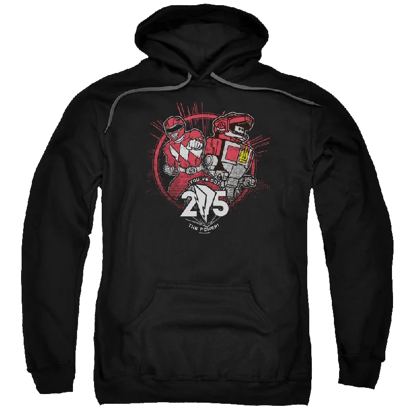 bold hoodie with logoMighty Morphin Power Rangers Red 25 - Pullover Hoodie