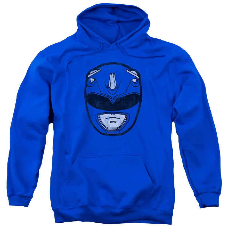 chic hoodieMighty Morphin Power Rangers Blue Ranger Mask - Pullover Hoodie