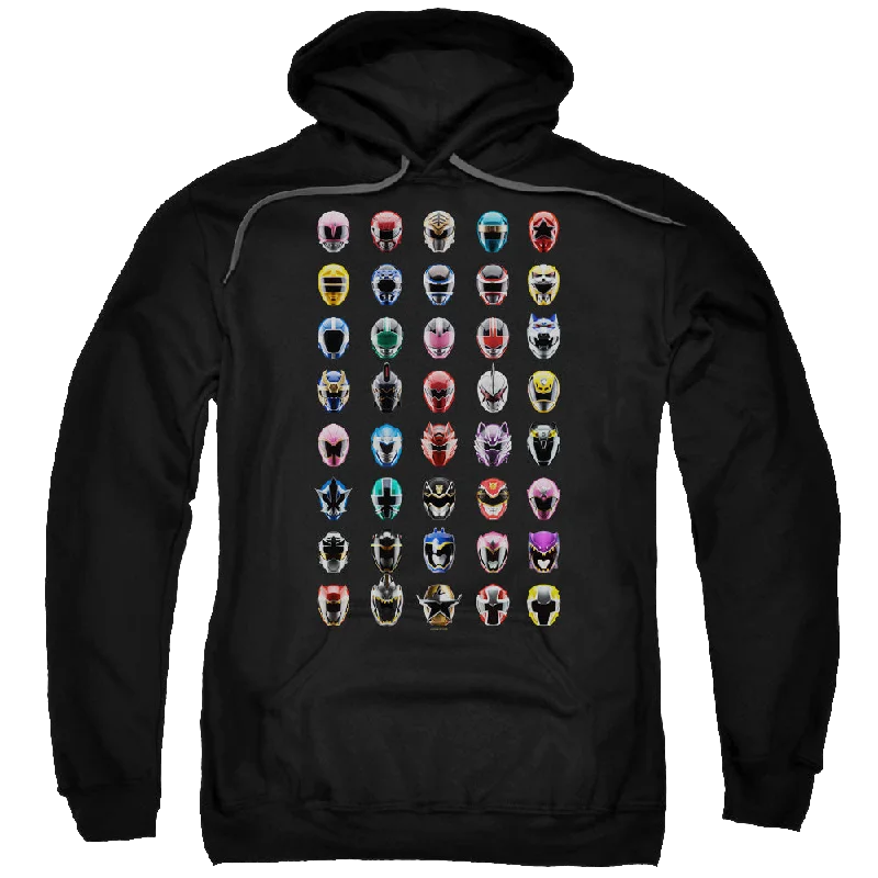 zip-up hoodie for gymMighty Morphin Power Rangers Visual Timeline - Pullover Hoodie