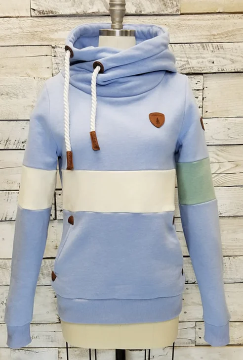 Big Discounts Dasha Baby Blue Jay Mix Hoodie