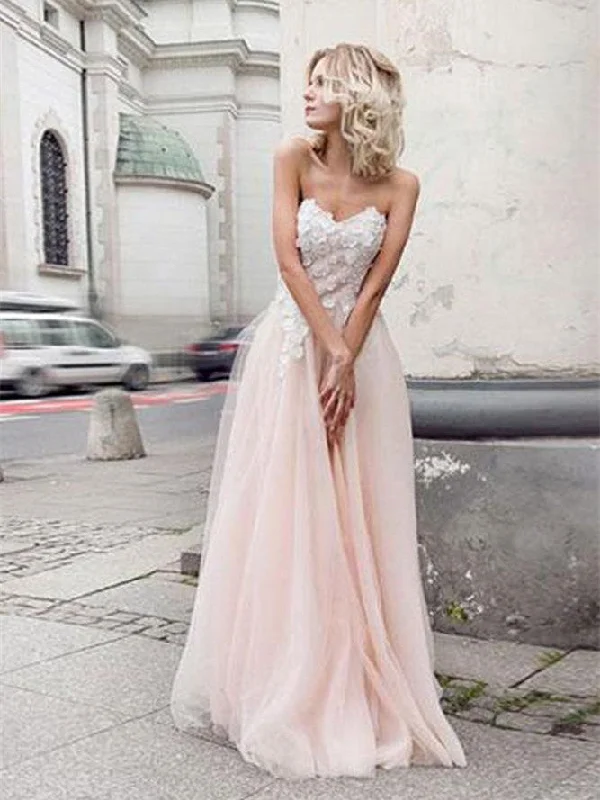 Doorbuster Deal Charming Sweetheart Neck Lace Pink Wedding Dresses With Appliques, Pink Lace Prom Dresses Doorbuster Deal Charming Sweetheart Neck Lace Pink Wedding Dresses With Appliques, Pink Lace Prom Dresses