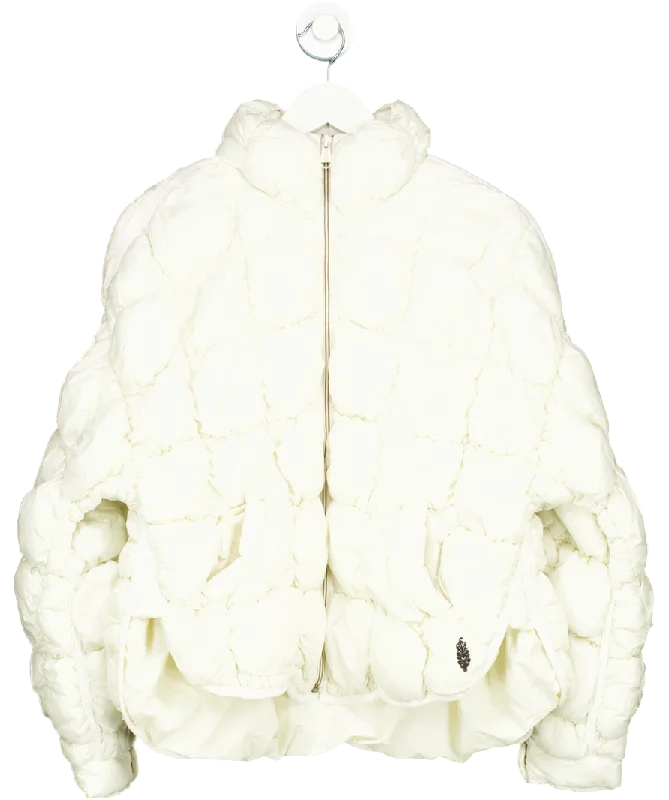 Unbeatable Prices Free People White Scrunchy Glossy Pippa Packable Puffer Jacket UK S Unbeatable Prices Free People White Scrunchy Glossy Pippa Packable Puffer Jacket UK S