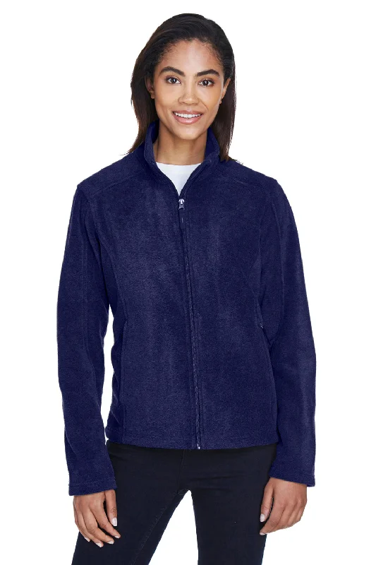 Crazy Deals Core 365 Womens Journey Pill Resistant Fleece Full Zip Jacket - Classic Navy Blue