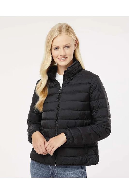 Weekend Deal Weatherproof Womens PillowPac Wind & Water Resistant Full Zip Puffer Jacket - Black Weekend Deal Weatherproof Womens PillowPac Wind & Water Resistant Full Zip Puffer Jacket - Black