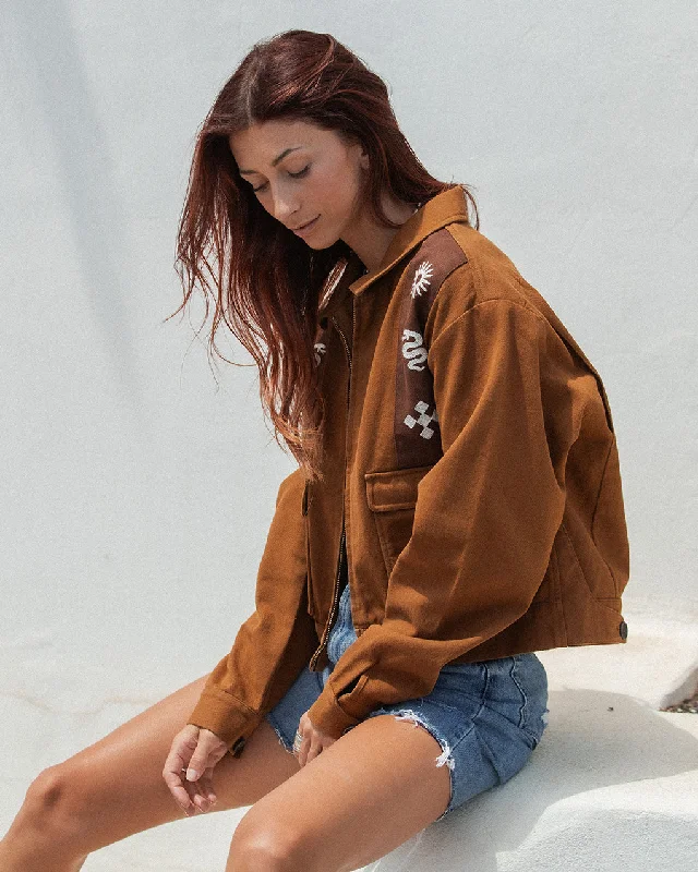 Price Slash Resort Hotel Road Jacket - Rust