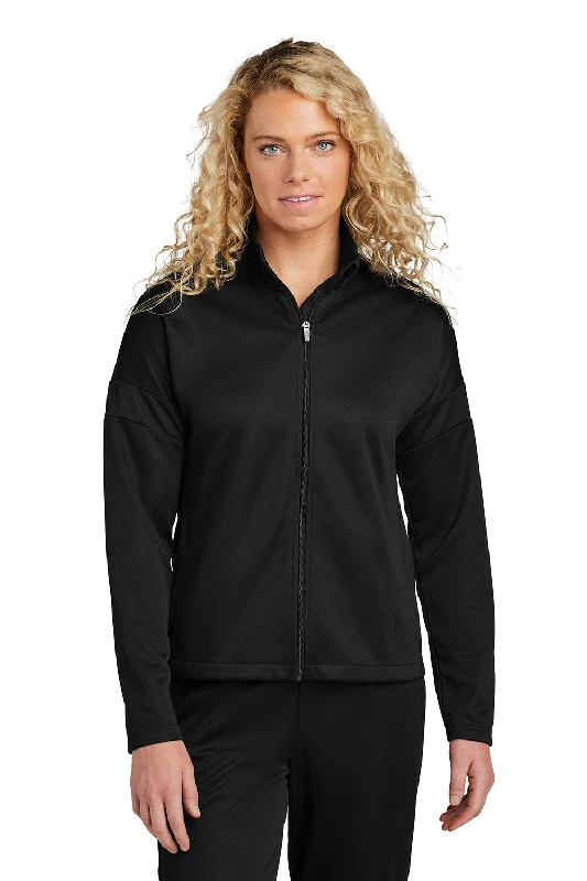Crazy Deals Sport-Tek Womens Moisture Wicking Travel Full Zip Jacket - Black - New