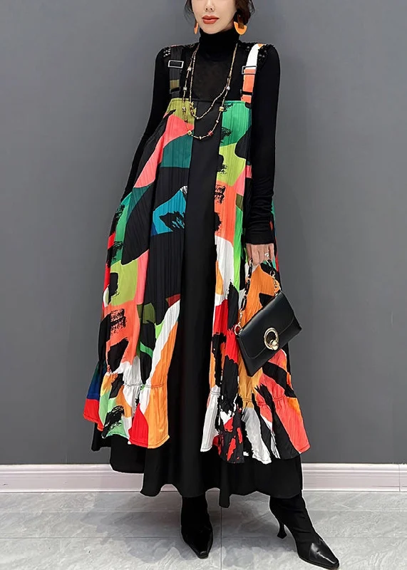 elegant dresselegant dressCute Red Slash Neck Print Maxi Dress Fall