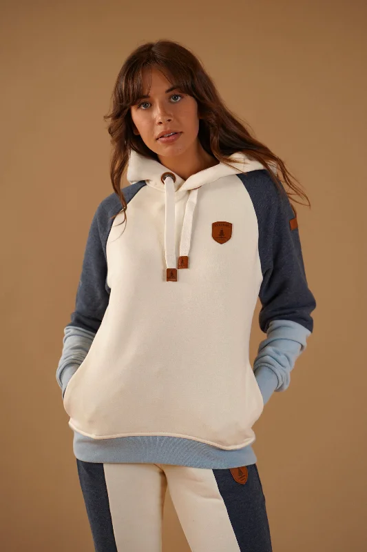 Act Now Flores Navy/Oatmeal hoodie