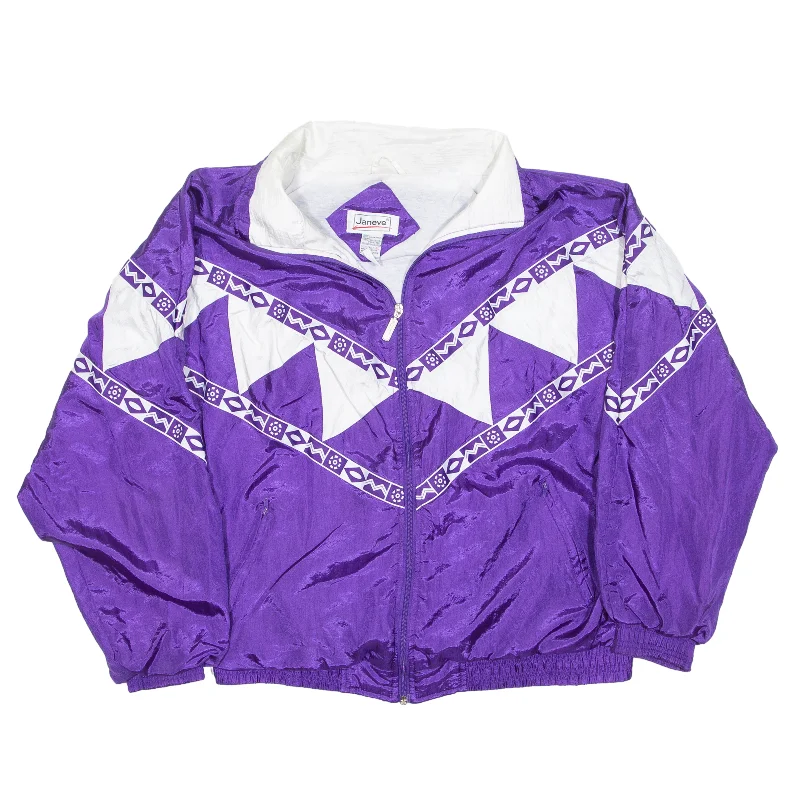 Special Savings JANEVE Shell Jacket Purple Nylon Womens XL