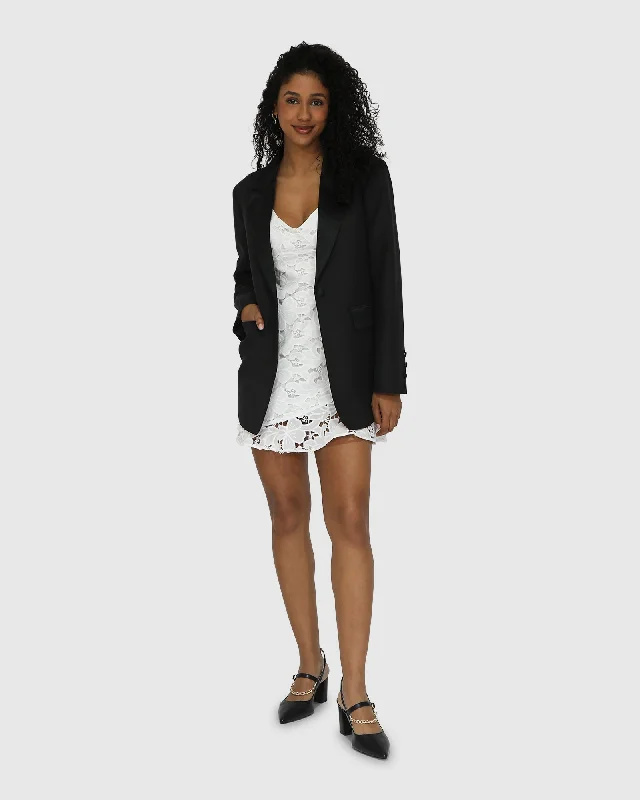 Mega Sale Head To Head Tuxedo Jacket - Black