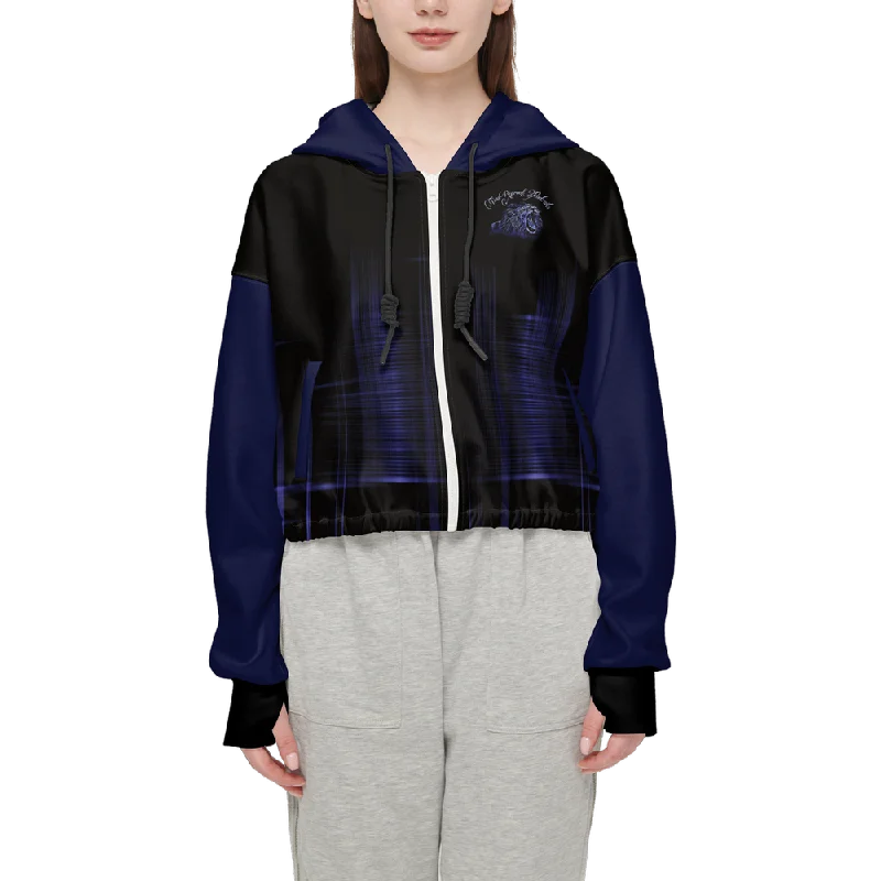 Don’t Miss Out TRP Matrix 02 Designer Cropped Drop Shoulder Full Zip Hoodie