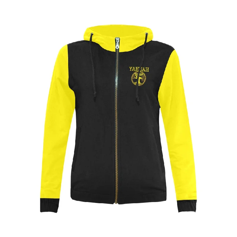 Overstock Sale Yahuah-Tree of Life 02-01 Ladies Designer Full Zip Hoodie