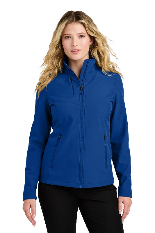 Massive Deals Port Authority Womens C-FREE Core Water Resistant Soft Shell Full Zip Jacket - True Royal Blue - New Massive Deals Port Authority Womens C-FREE Core Water Resistant Soft Shell Full Zip Jacket - True Royal Blue - New