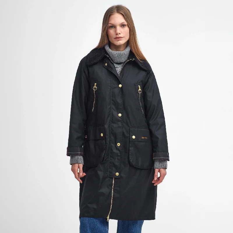 One-DAY Sale Ebberston Waxed Jacket Black/Classic