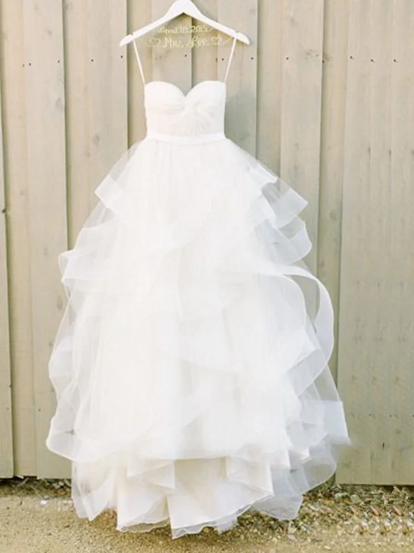 Unbeatable Prices Custom Made Sweetheart Neck White Long Wedding Dresses, White Long Prom Dresses, Formal Dresses Unbeatable Prices Custom Made Sweetheart Neck White Long Wedding Dresses, White Long Prom Dresses, Formal Dresses