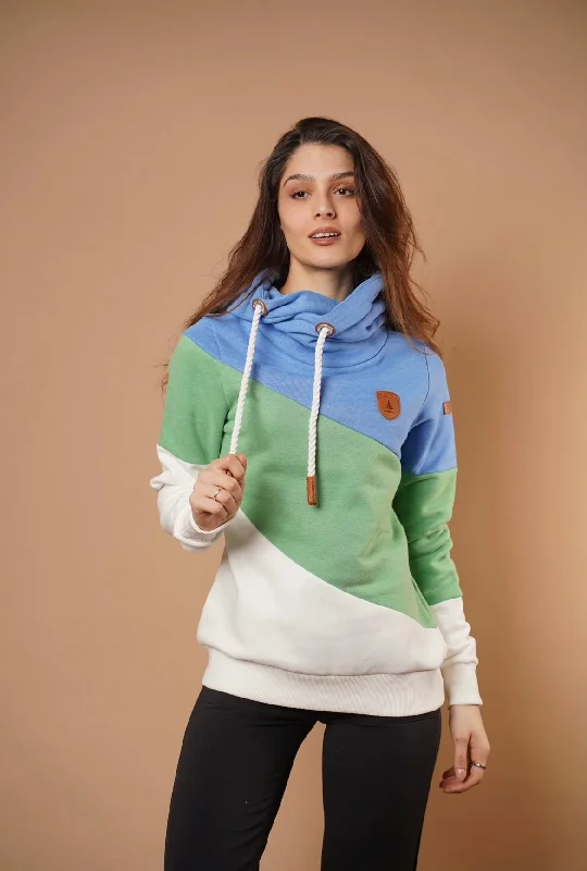 Stock Clearance Selene Cobalt Mix Hoodie