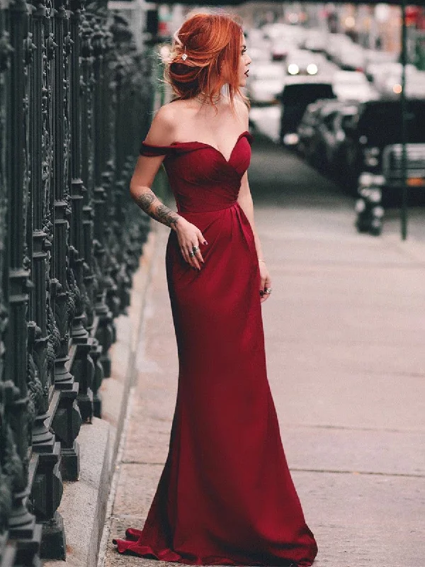 Daily Deals Elegant Off Shoulder Mermaid Burgundy Long Prom Dresses, Mermaid Burgundy Formal Dresses, Off Shoulder Burgundy Evening Dresses Daily Deals Elegant Off Shoulder Mermaid Burgundy Long Prom Dresses, Mermaid Burgundy Formal Dresses, Off Shoulder Burgundy Evening Dresses