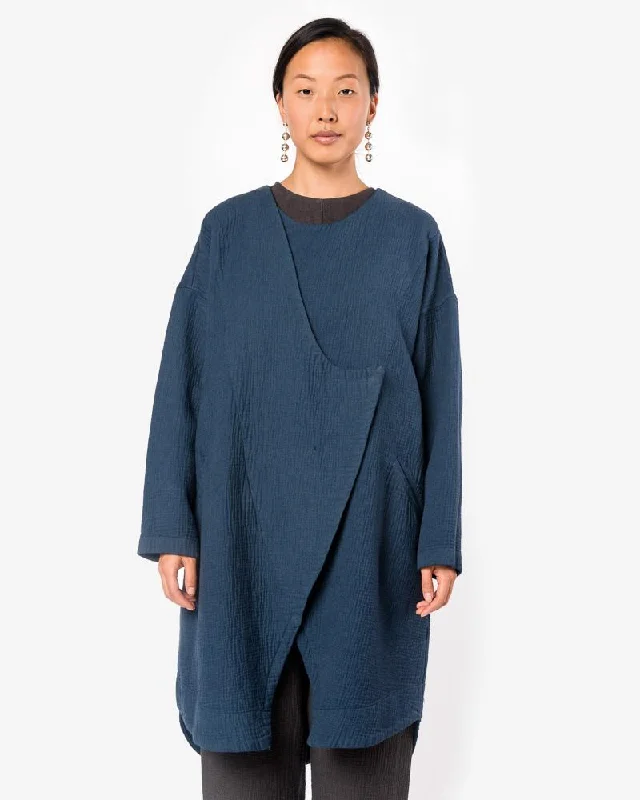 Price Fest Dual Canvas Coat in Midnight