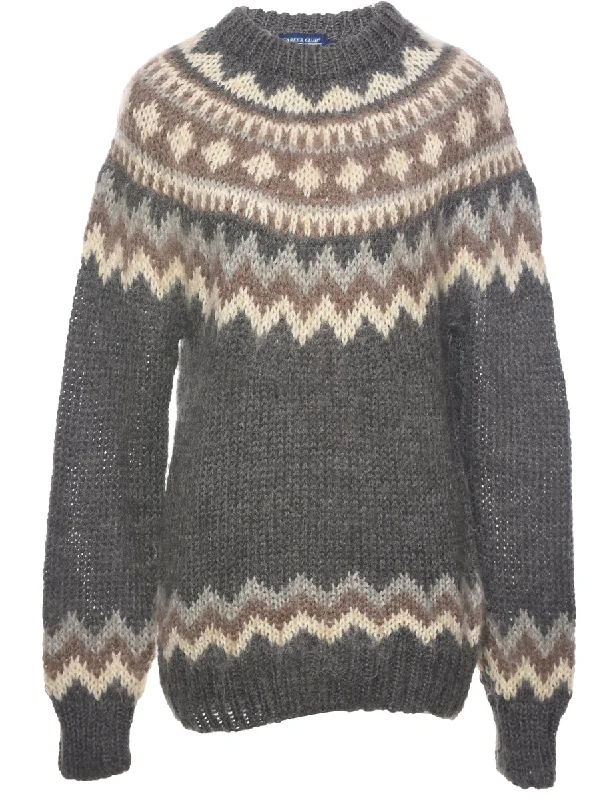 Savings Alert Nordic Grey Jumper - M