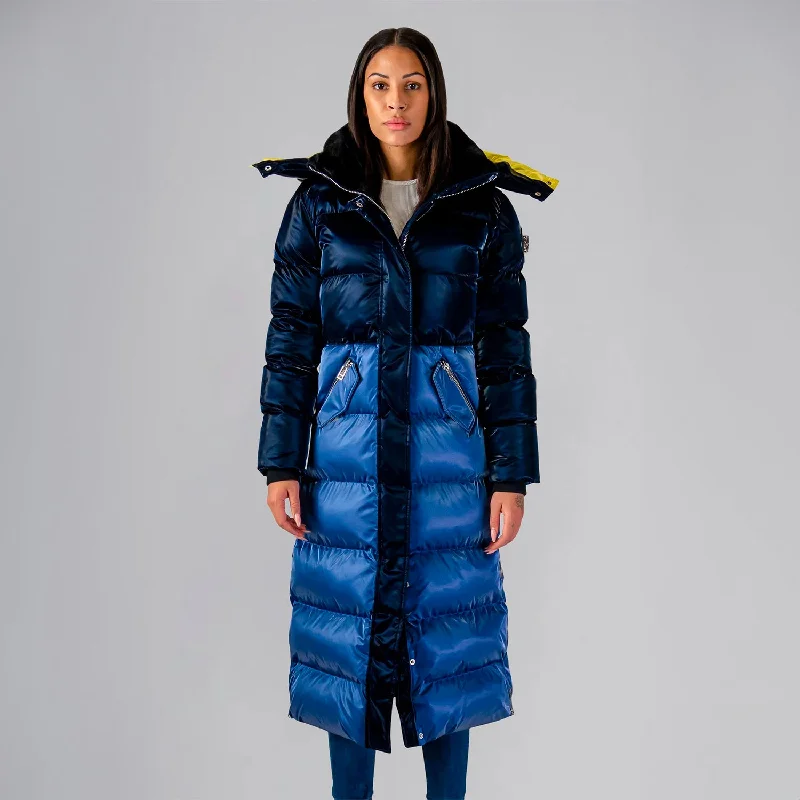 Unmissable Offer Women's Bird Of Paradise Coat - All Wet Blue/Yellow