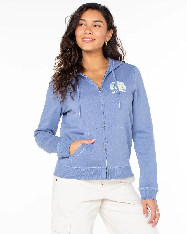 Lowest Price Evening Hike Zip Up Hoodie - Infinity Blue