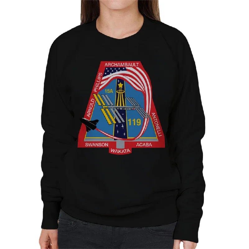 Take Advantage NASA STS 119 Space Shuttle Discovery Mission Patch Women's Sweatshirt