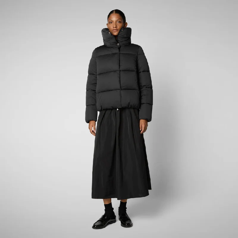 Price Buster Woman's animal free puffer jacket Felicity in black