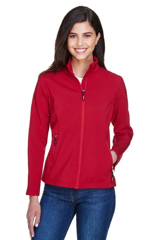New Markdowns Core 365 Womens Cruise Water Resistant Full Zip Jacket - Classic Red