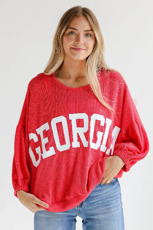 urban workout sweatshirtGeorgia Corded Pullover