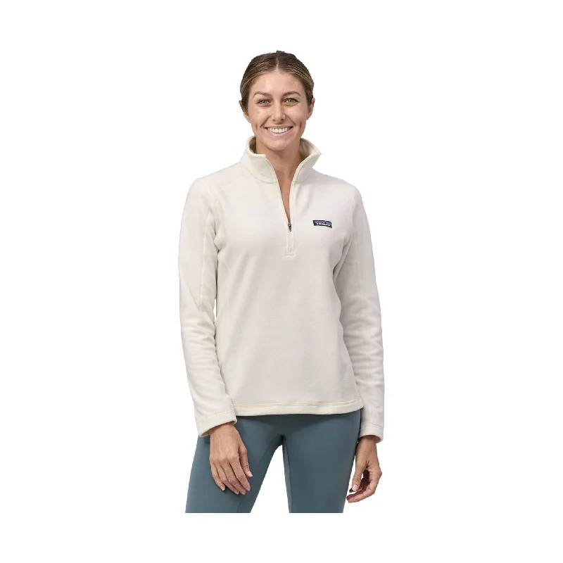 Customer Appreciation Sale Patagonia Women's Micro D Quarter Zip Fleece - Birch White Customer Appreciation Sale Patagonia Women's Micro D Quarter Zip Fleece - Birch White