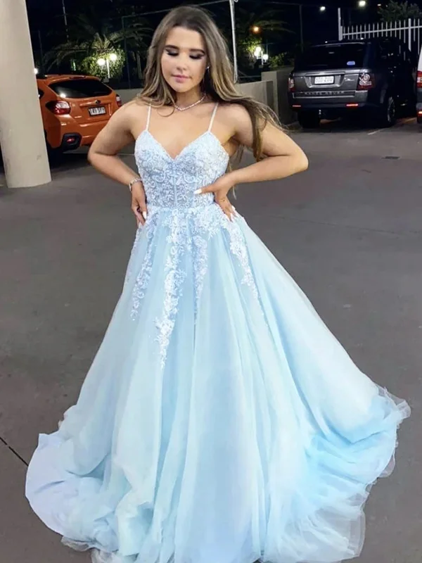 Final Markdown A Line V Neck Blue Lace Long Prom Dresses, Long Blue Lace Formal Evening Dresses Final Markdown A Line V Neck Blue Lace Long Prom Dresses, Long Blue Lace Formal Evening Dresses