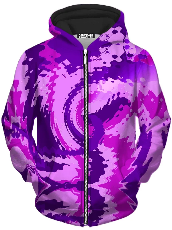Today’s Deal Purple Haze Unisex Zip-Up Hoodie