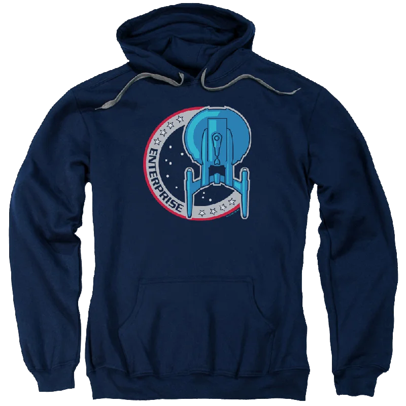 athletic hoodieStar Trek Enterprise Enterprise Patch - Pullover Hoodie