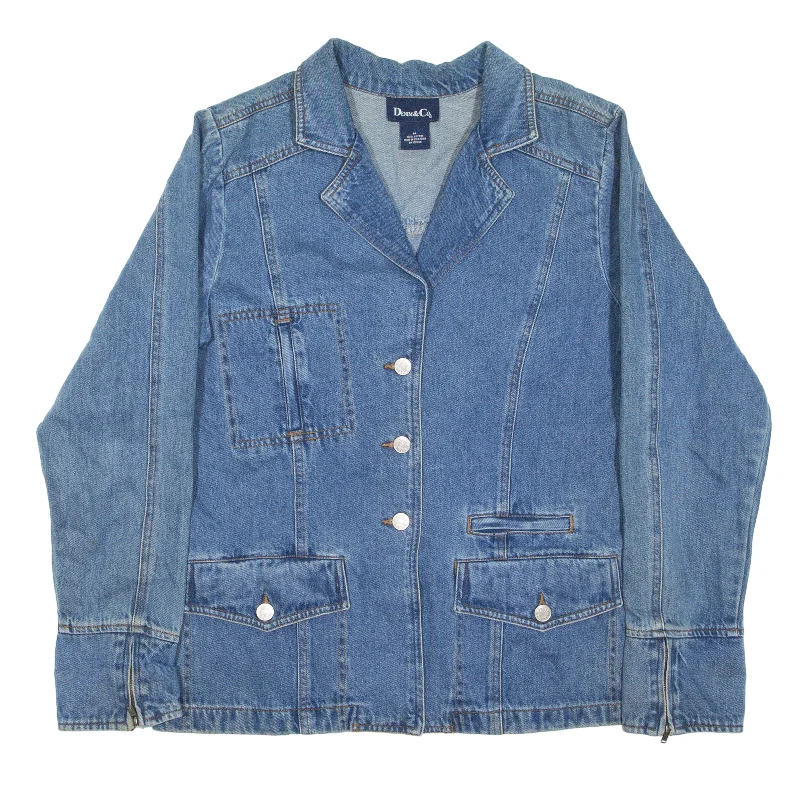 Limited Edition DENIM AND CO Denim Jacket Blue Womens M