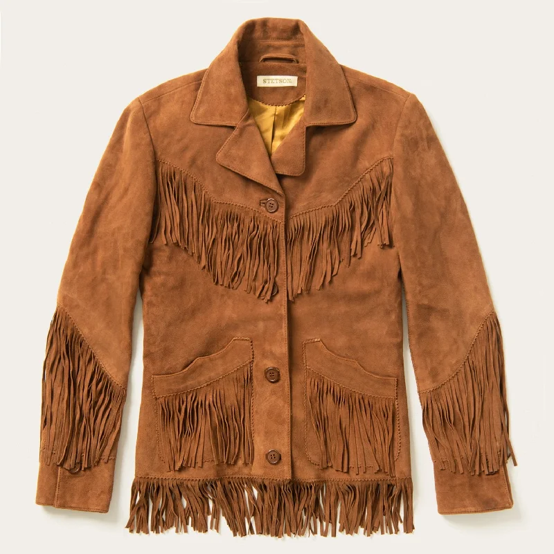 Limited Edition Lamb Suede Fringed Jacket