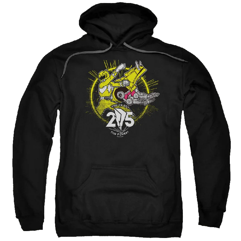 warm hooded jacketMighty Morphin Power Rangers Yellow 25 - Pullover Hoodie