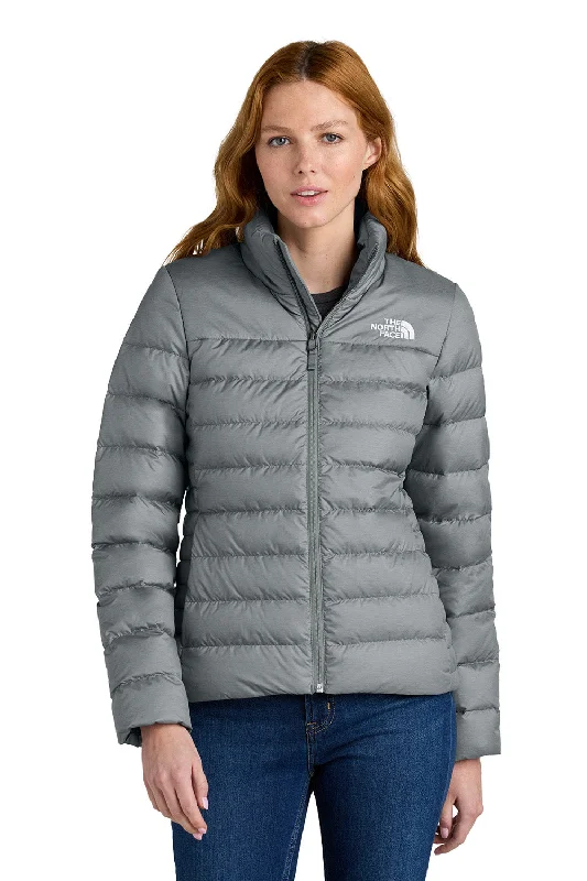 Limited Time Offer The North Face Womens Down Hybrid Water Resistant Full Zip Jacket - Heather Medium Grey - New Limited Time Offer The North Face Womens Down Hybrid Water Resistant Full Zip Jacket - Heather Medium Grey - New