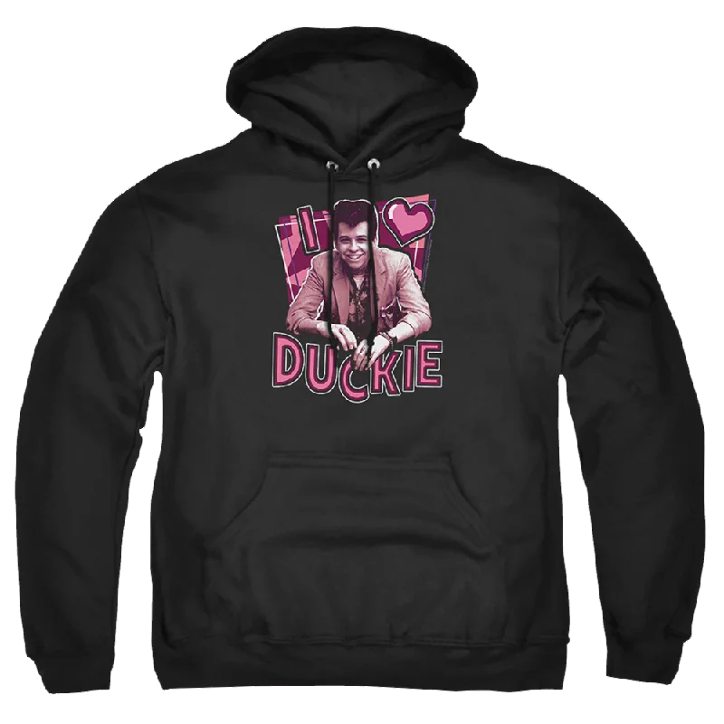 Clearance Sale Pretty in Pink I Heart Duckie - Pullover Hoodie