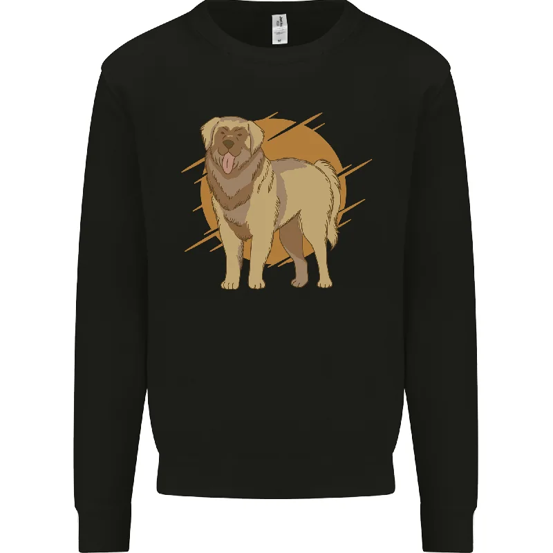 oversized sports sweatshirtA Leonberger Dog Mens Sweatshirt Jumper