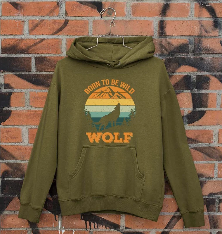 fashion hooded jacketWolf Unisex Hoodie for Men/Women