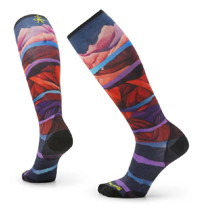 Must-Have Deals Smartwool Ski Zero Cushion Print Womens Snow Sock 2023