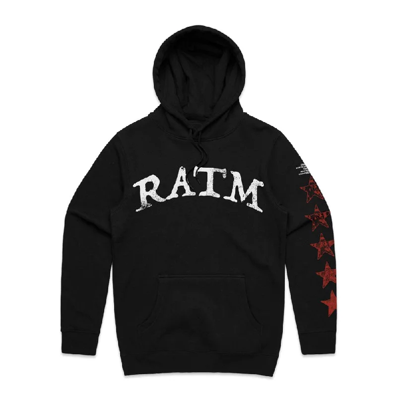 Clearance Event Rage Against The Machine - Battle Star - Black Pullover Hood