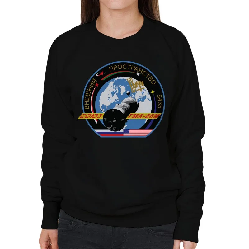 Fantastic Offers Roscosmos TMA 06M Soyuz Spacecraft Mission Patch Women's Sweatshirt