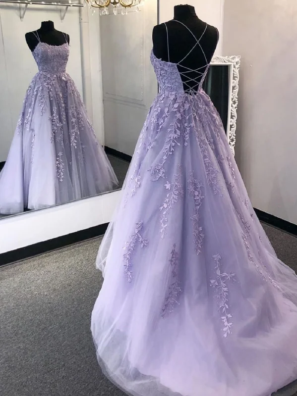 knit dressknit dressStylish Backless Purple Lace Long Prom Dresses, Purple Lace Formal Dresses, Purple Evening Dresses, Ball Gown