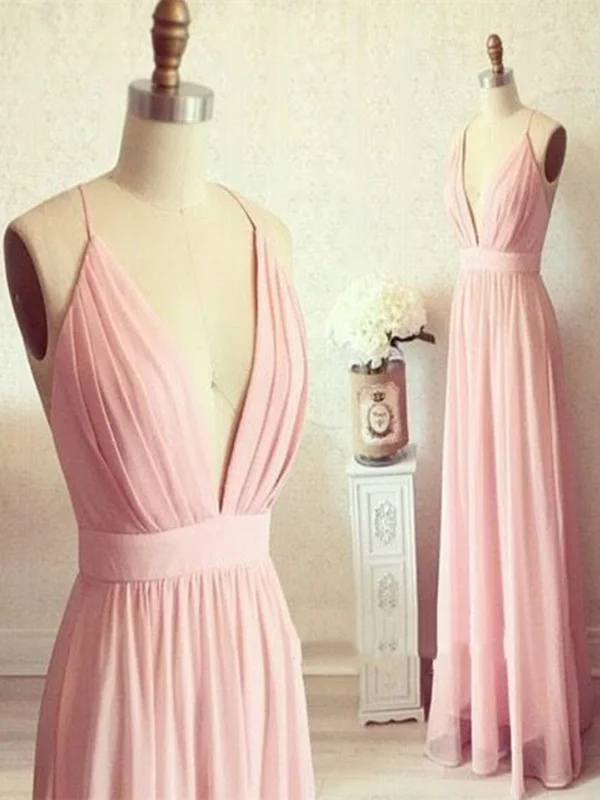 Clearance Sale Custom Made A Line V Neck Backless Long Prom Dress, V Neck Backless Formal Dress, Bridesmaid Dress Clearance Sale Custom Made A Line V Neck Backless Long Prom Dress, V Neck Backless Formal Dress, Bridesmaid Dress