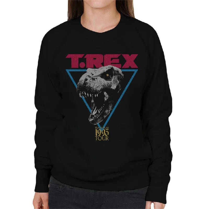 oversized sports sweatshirtJurassic Park Isla Nublar Tour Tyrannosaurus Rex Women's Sweatshirt