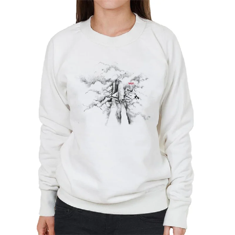 Weekend Special NASA Launch Beyond The Clouds Women's Sweatshirt