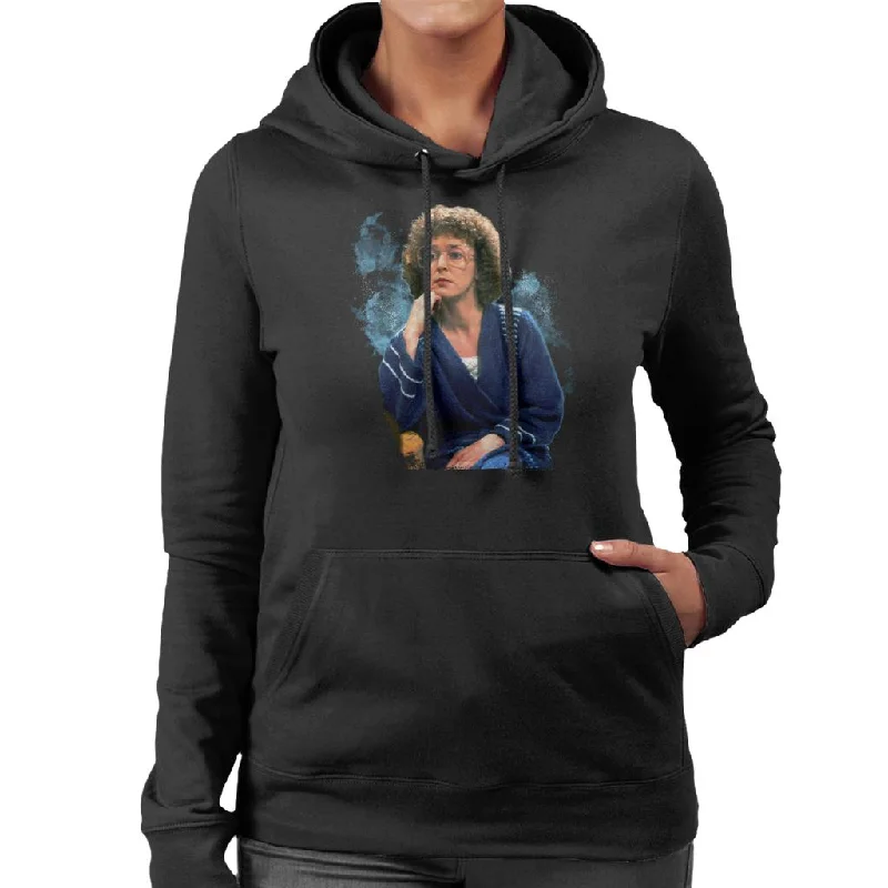 Customer Appreciation Sale TV Times Anne Kirkbride Deidre Barlow Coronation Street Women's Hooded Sweatshirt