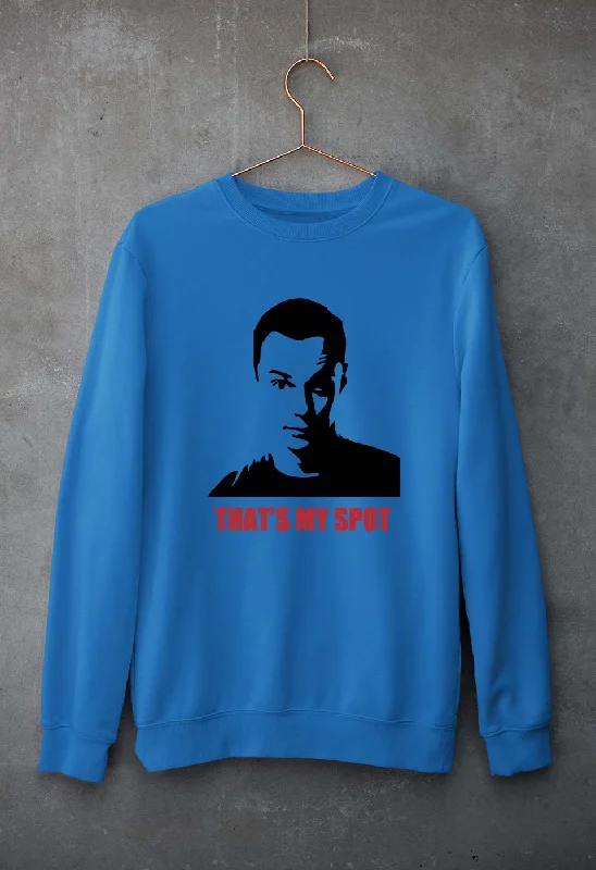 Overstock Sale Sheldon Cooper That's My Spot Unisex Sweatshirt for Men/Women
